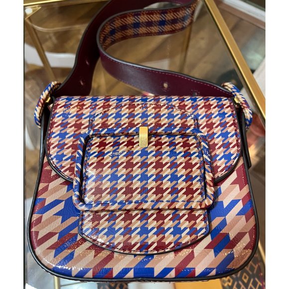 ♦️♦️ TORY BURCH AUTHENTIC PLAID SAWYER HANDBAG ♦️♦️ - Picture 16 of 16